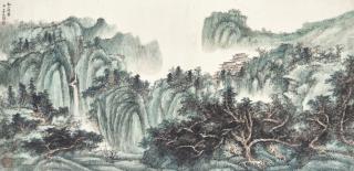 Xie Zhiliu - Autumn Landscape