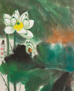 Xie Zhiliu - Lotus