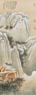 Xie Zhiliu - Snowy Scenery