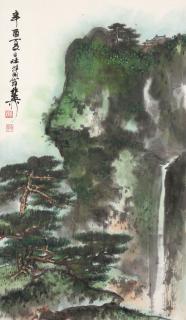 Xie Zhiliu - Summer Mountains, 1981