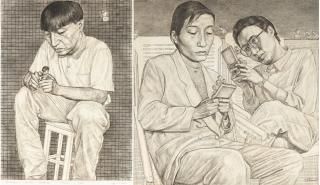 Xin Haizhou - Playful Magic Square No.6, Video Games No.5 (Set Of Two Pieces)(Painted In 1996)