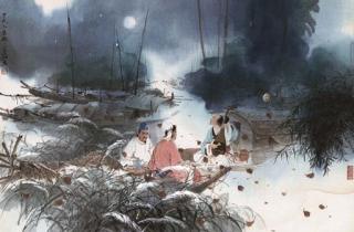 Xing Baozhuang - Playing Music under Moonlight