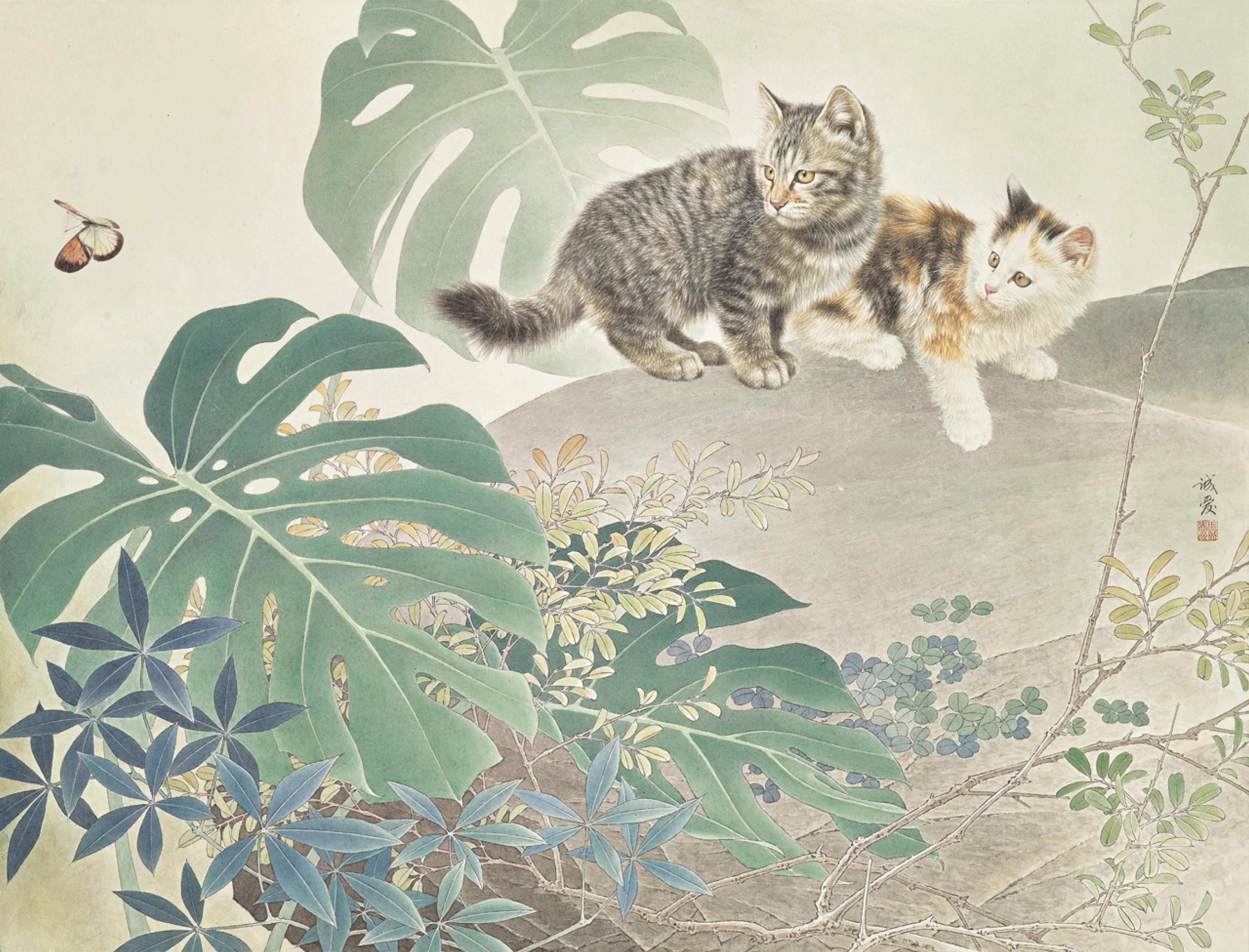 Xing Cheng\'Ai - Cats and Butterfly