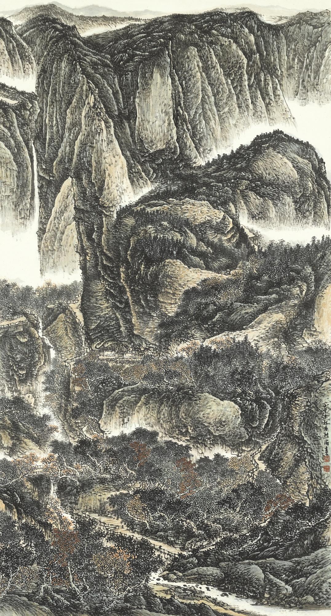 Xiong Hai - Autumn Landscape