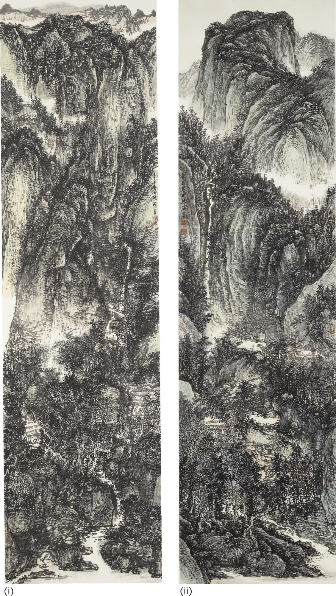 Xiong Hai - Retreat In The Mountains And Mountain Springs (Set Of Two Works)