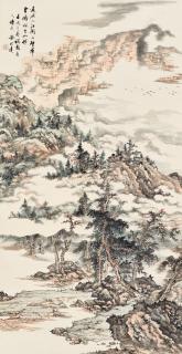 Xu Bangda - Landscape Inpired by Tang Sentiments