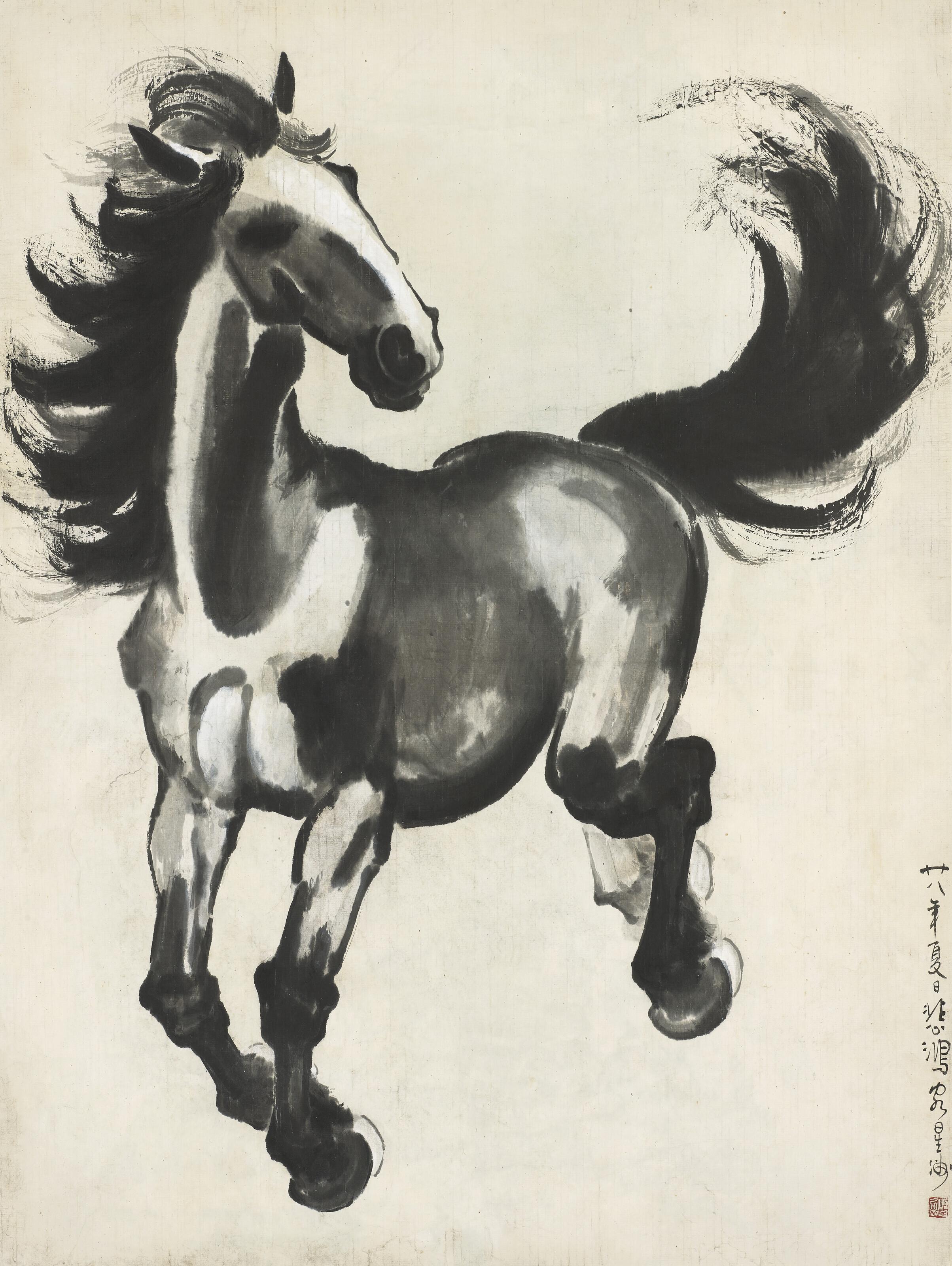 Xu Beihong - Galloping Horse