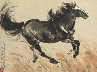 Xu Beihong - Galloping Horse