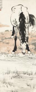 Xu Beihong - Horse Drinking