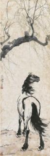 Xu Beihong - Horse In The Wind