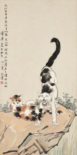 Xu Beihong - Lazy Cats