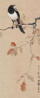 Xu Beihong - Picapica And Red Leaves (Han Dynasty，3Rd Century Bc-3Rd Century)