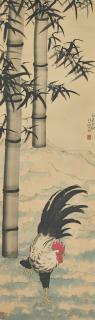 Xu Beihong - Rooster and Bamboo