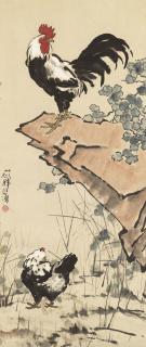 Xu Beihong - Rooster and Hen
