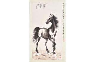 Xu Beihong - Standing Horse, 1937