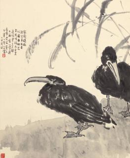 Xu Beihong - Two Geese