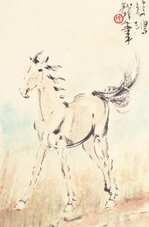 Xu Beihong - Young Horse