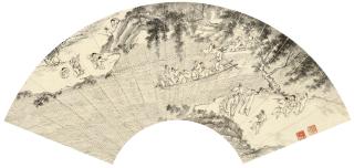 Xu Cao - Literati Gathering By The Stream