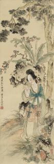 Xu Cao - Maiden With Sycamore And Banana Trees