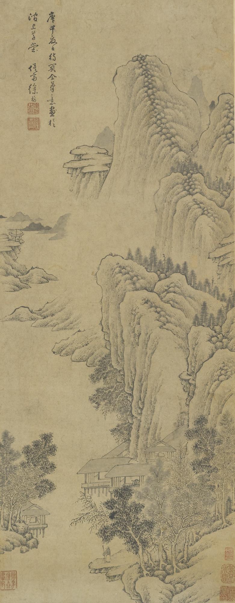 Xu Fang - Landscape After Guan Tong