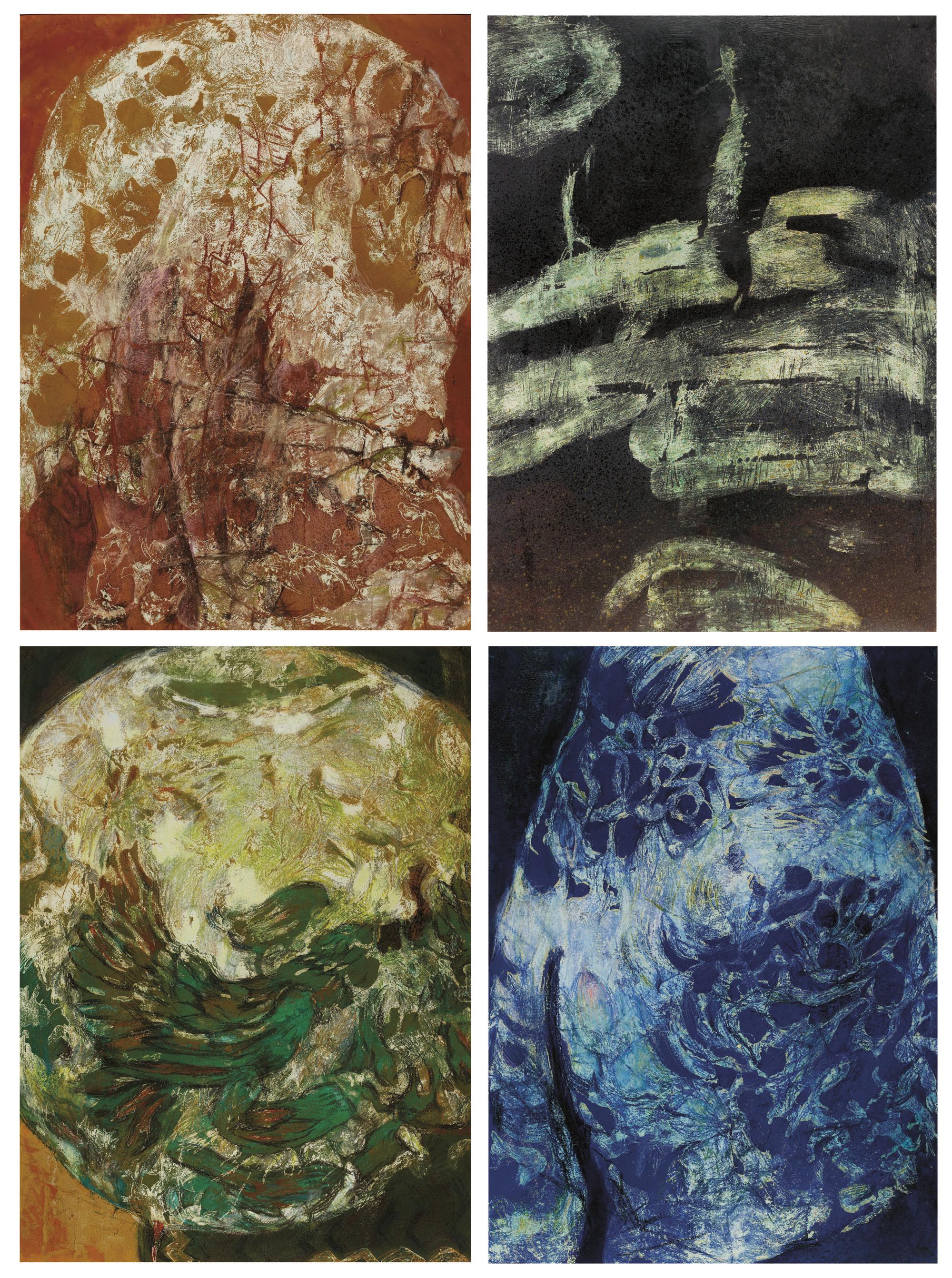 Xu Jiang - Dumkelgrin; Alte Lampe; Himmelichen Flys; & Steinspuren