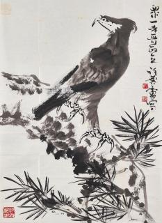 Xu Linlu - Eagle on Pine