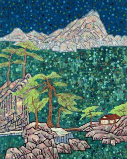 Xue Song - Pointillist Landscape No. 4