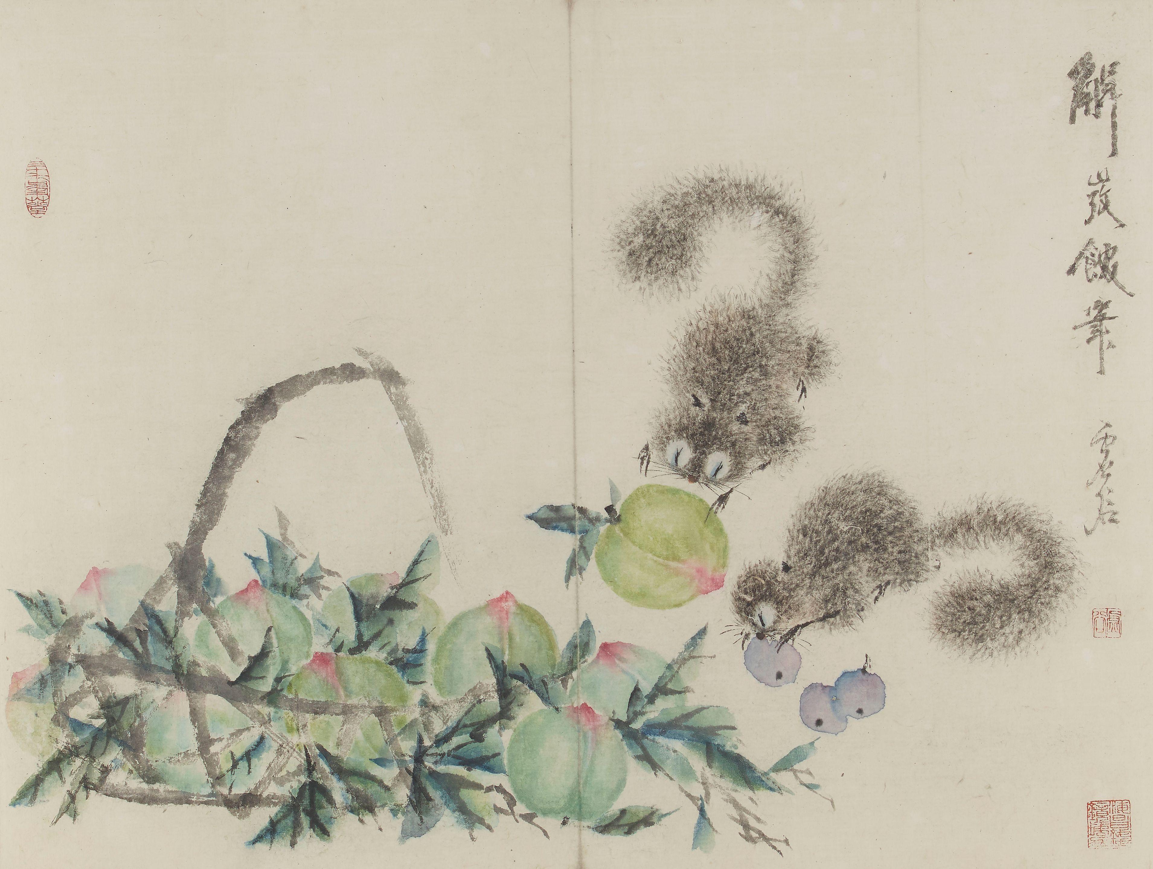 Xugu - Squirrels and Peaches