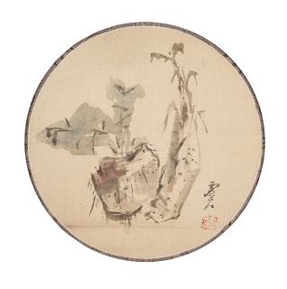 Xugu - Two Fan paintings