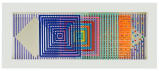 Yaacov Agam - Color Lines and Squares