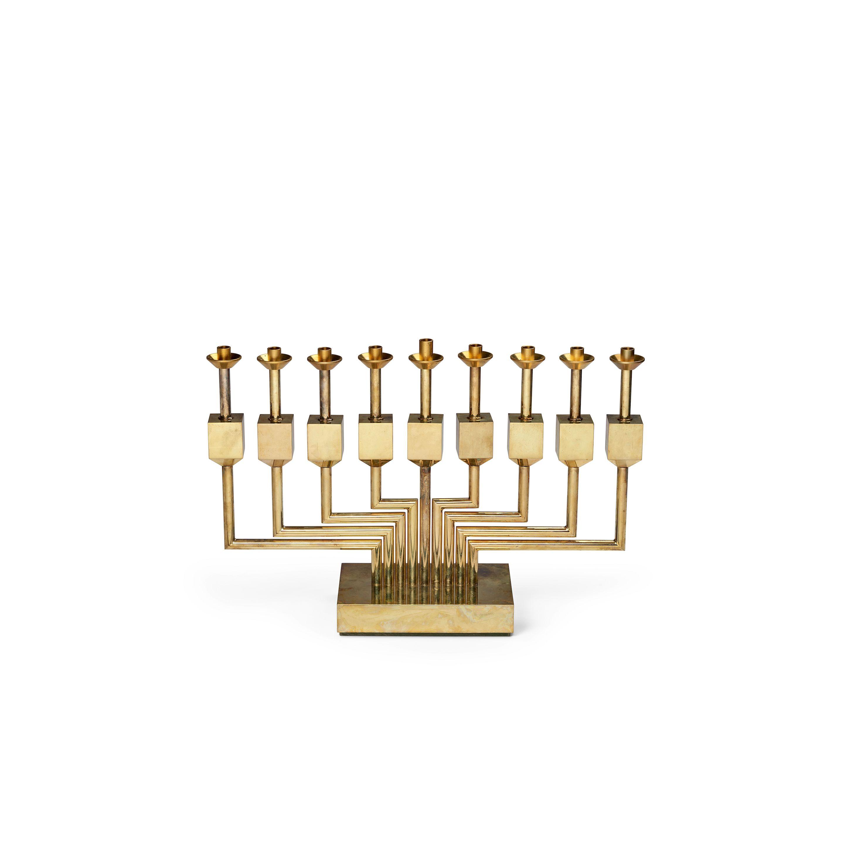 Yaacov Agam - Dreidel Menorah