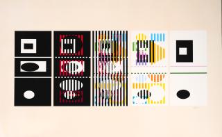 Yaacov Agam - Five Phases, 1975