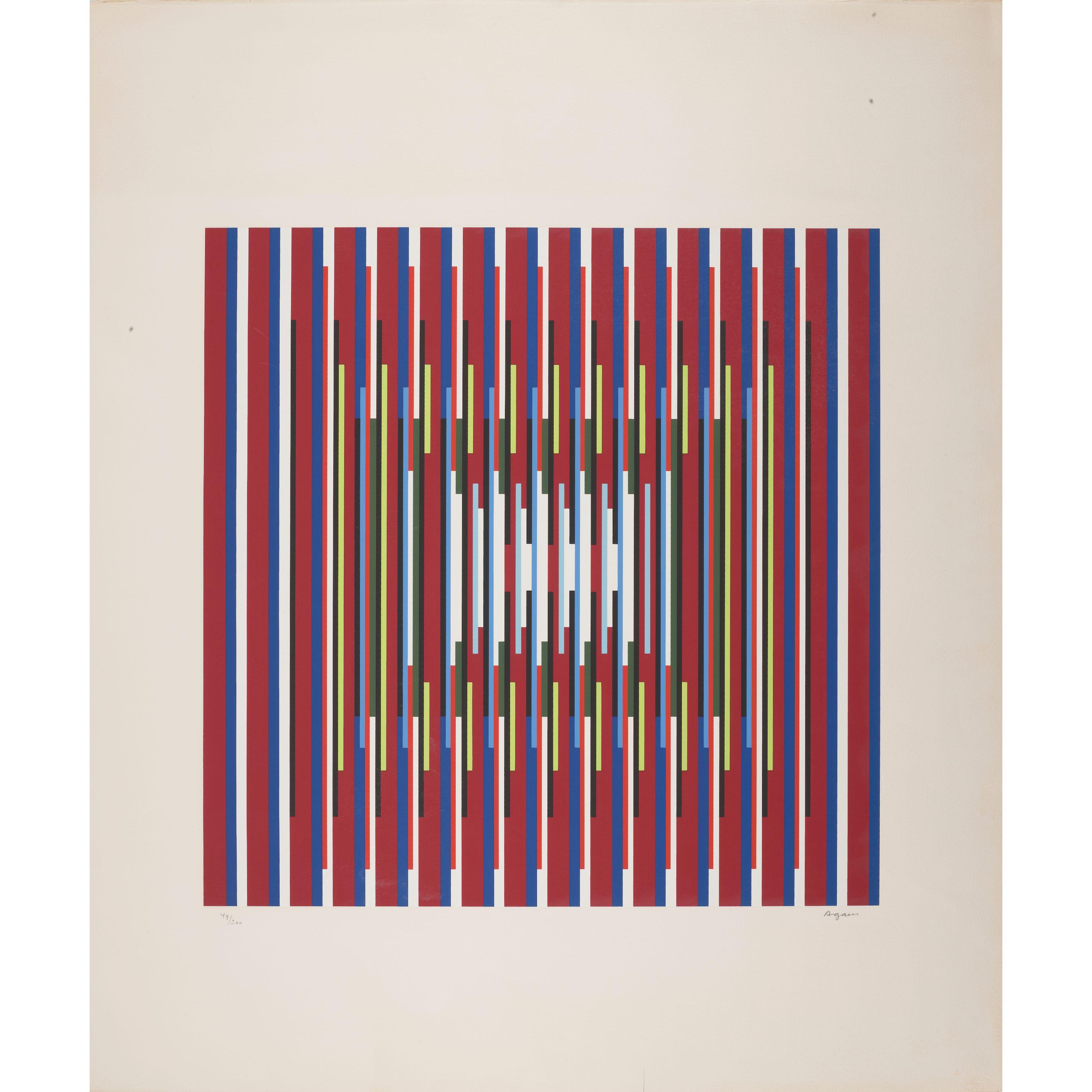 Yaacov Agam - Red Construction