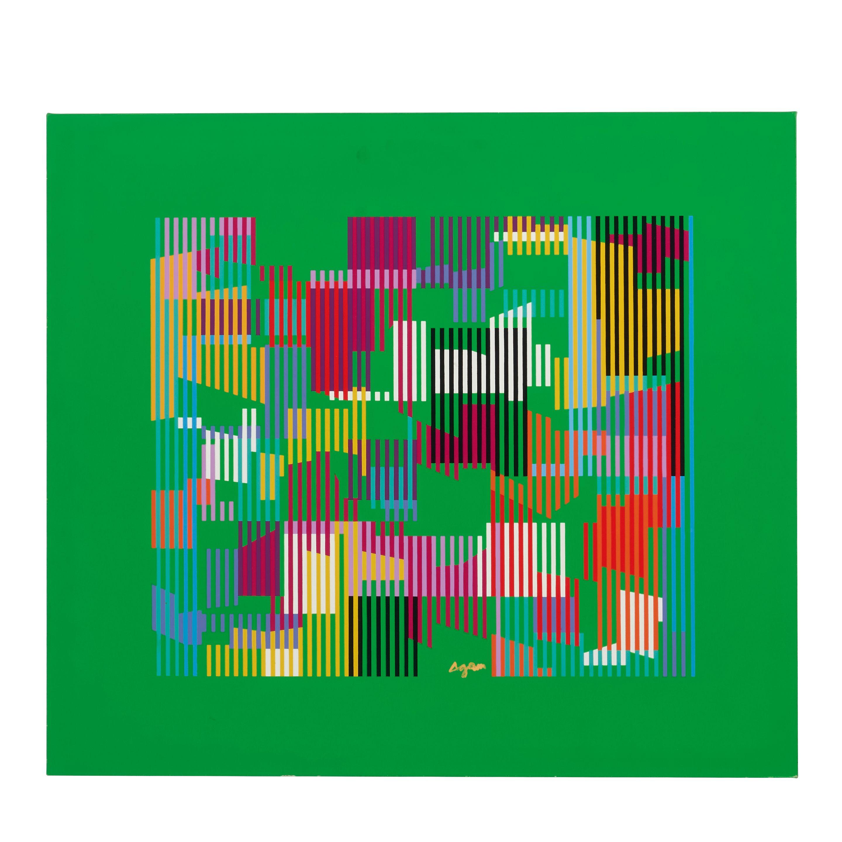 Yaacov Agam - Symphony XXI: Black; Symphony XIX 2