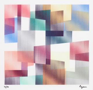 Yaacov Agam - Time, From The Mobility Within Series; In Deep Prayer, From The Tefila Series 2 Works