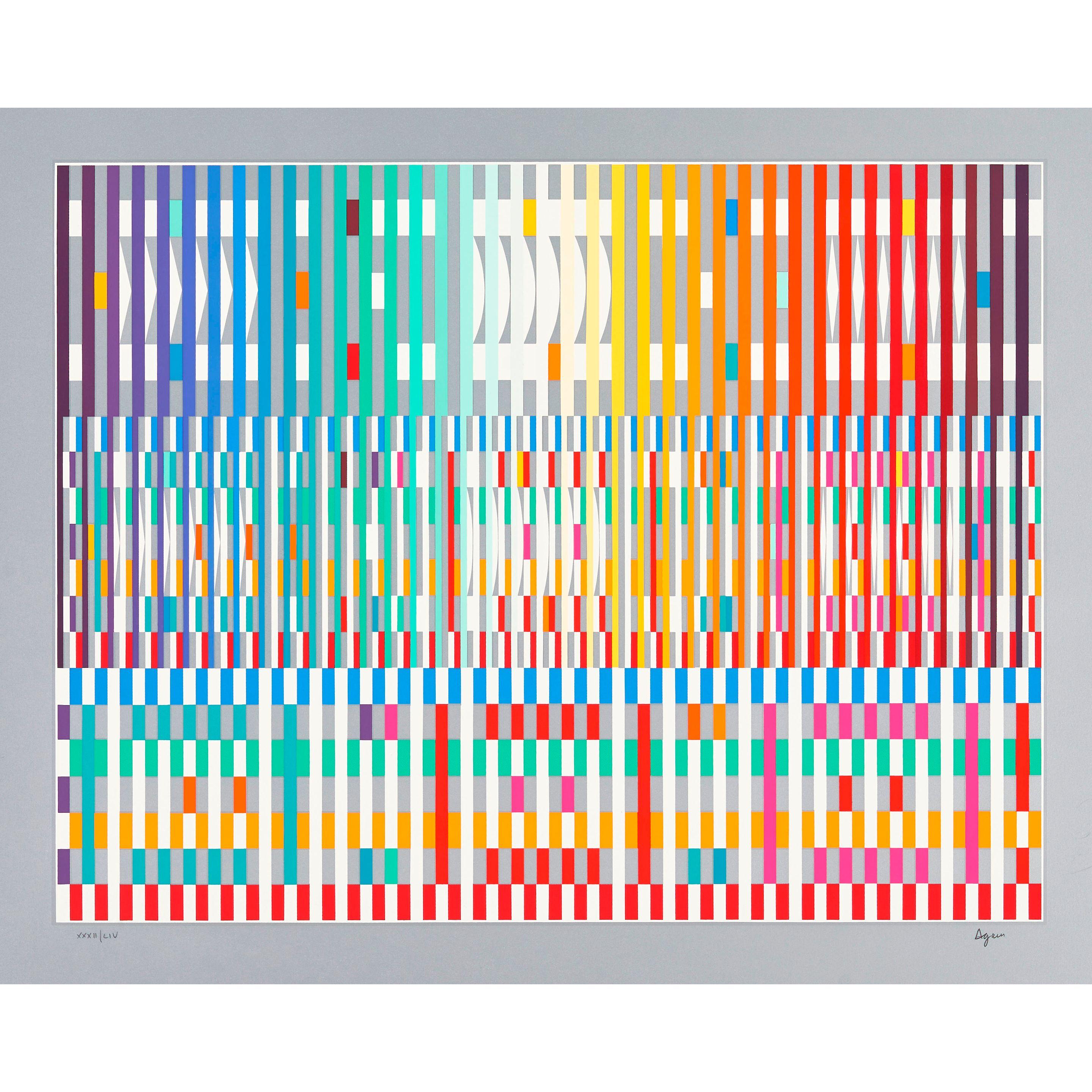 Yaacov Agam - Untitled (Integrated Rainbow)