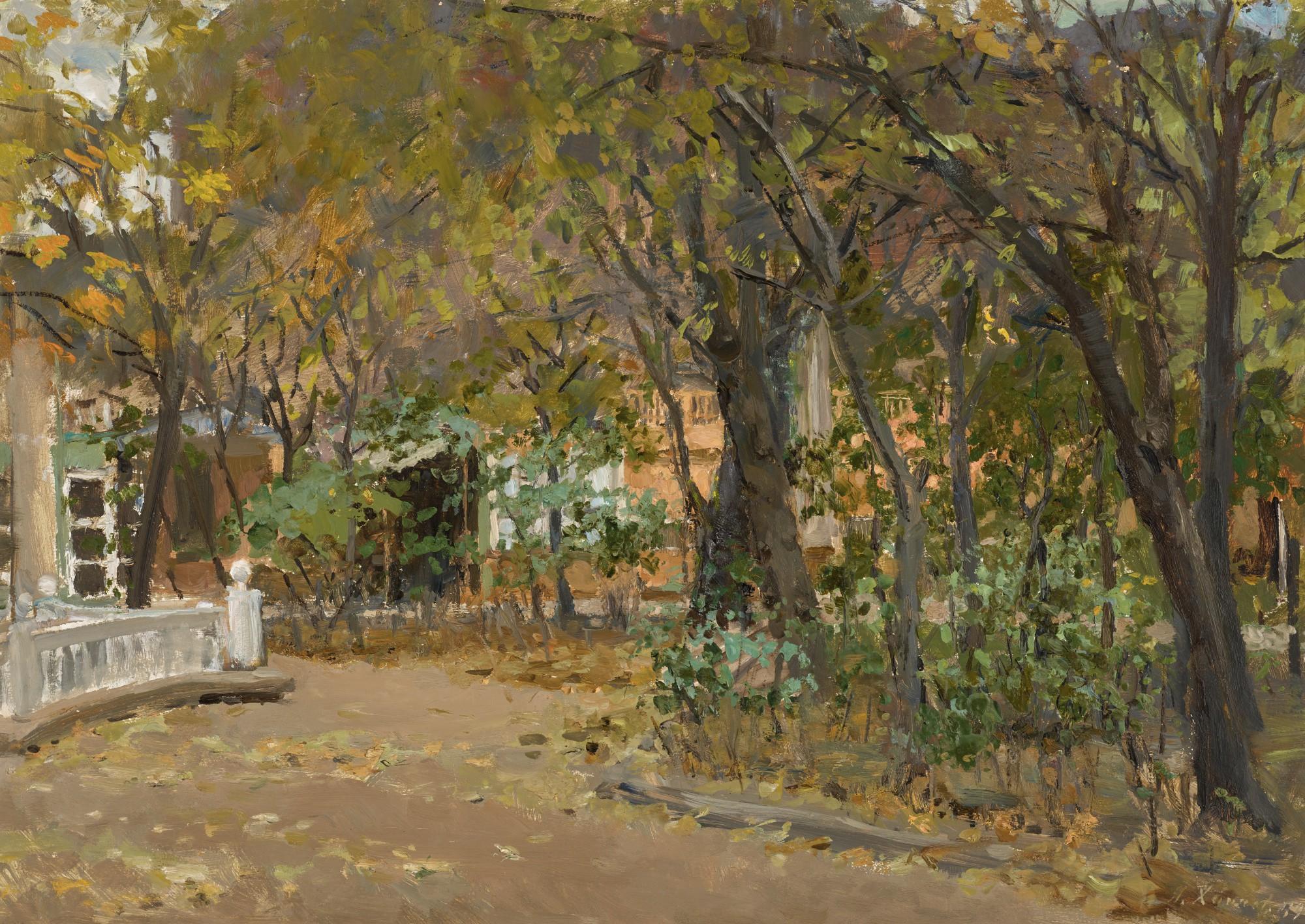 Yakov Markovich Khaimov - Old Moscow, Hermitage Garden