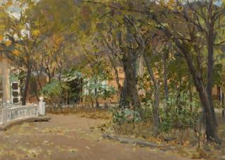 Yakov Markovich Khaimov - Old Moscow, Hermitage Garden