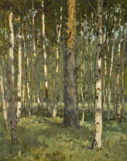 Yakov Markovich Khaimov - Sunlit Forest