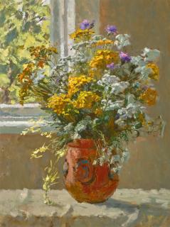Yakov Markovich Khaimov - Wildflowers (A Pair)
