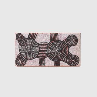 Yala Yala Gibbs Tjungurrayi - Untitled (designs associated with the rockhole site of Tjuluntjulunga), 1997