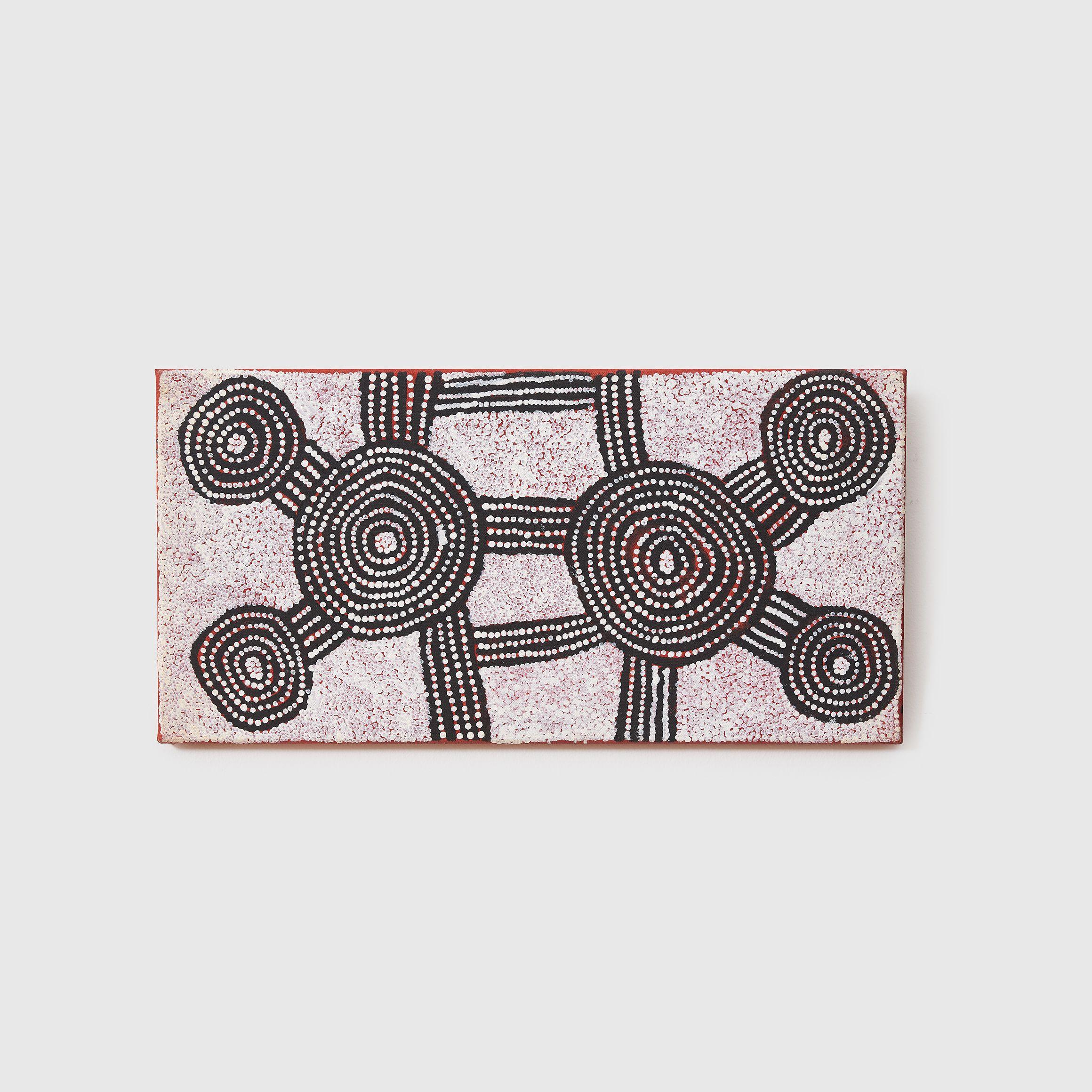 Yala Yala Gibbs Tjungurrayi - Untitled (Designs associated with the rockhole site of Tjuntalpi), 1997