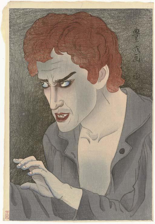 Yamamura Koka - The Actor Morita Kan\'Ya Xiii In The Role of Jean Valjean, 1921