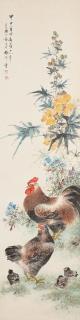 Yan Bolong - Chickens and Flowers