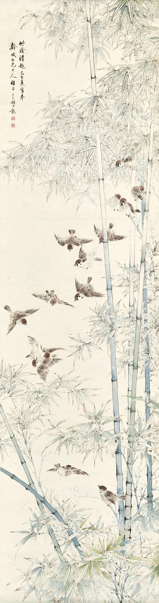 Yan Bolong - Sparrows And Bamboos