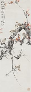 Yan Bolong - Sparrows On Plum Blossom