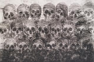 Yan Pei-Ming - 22 Cranes