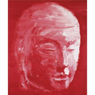 Yan Pei-Ming - Bouddha Rouge