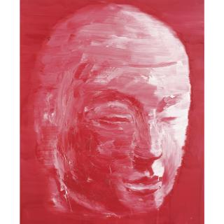 Yan Pei-Ming - Bouddha Rouge