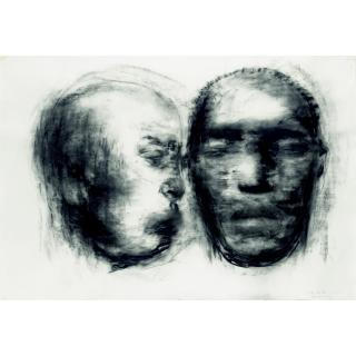 Yan Pei-Ming - Double Tête No. 1